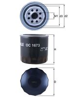 MAHLE Filtre à huile