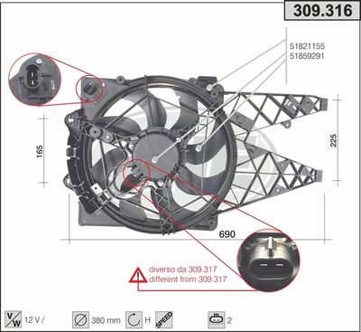 Ventilateur, refroidissement du moteur