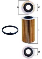 MAHLE Filtre à huile