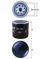 MAHLE Filtre à huile