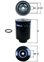 MAHLE Filtre à carburant