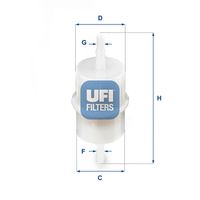UFI Filtre à carburant