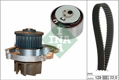 Pompe à eau + kit de courroie de distribution