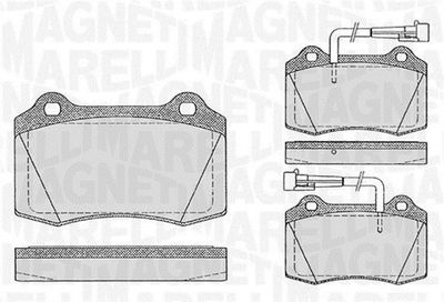 Kit de plaquettes de frein, frein à disque