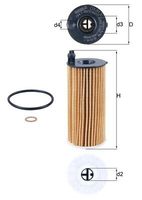 MAHLE Filtre à huile