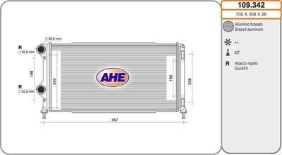 Radiateur, refroidissement du moteur