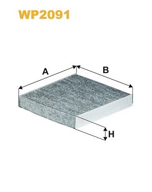 Filtre, air de l'habitacle