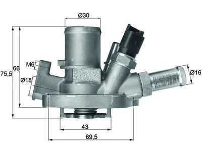 Thermostat, liqiuide de refroidissement
