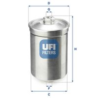 UFI Filtre à carburant