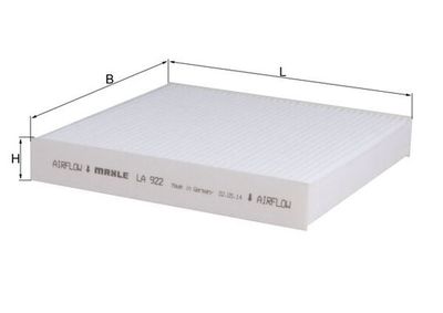 Filtre, air de l'habitacle
