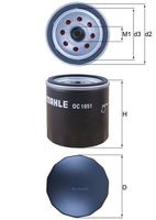 MAHLE Filtre à huile