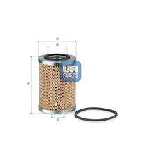 UFI Filtre à huile