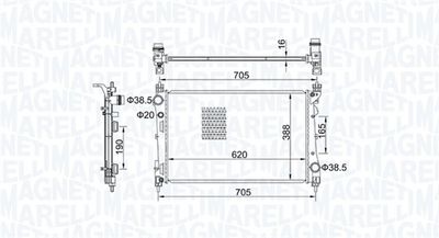 Radiateur, refroidissement du moteur
