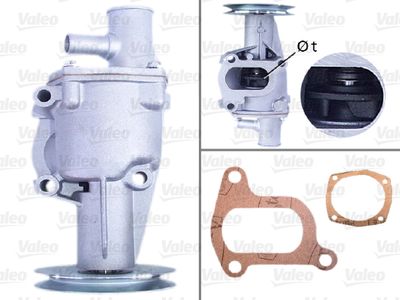 Pompe à eau, refroidissement du moteur