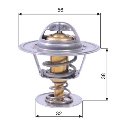 Thermostat, liqiuide de refroidissement