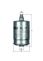 MAHLE Filtre à carburant