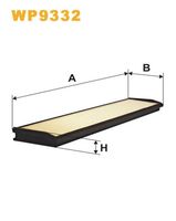WIX FILTERS Filtre, air de l'habitacle