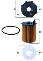MAHLE Filtre à huile