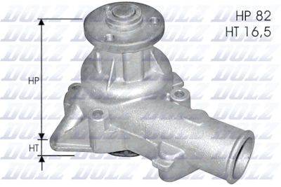 Pompe à eau, refroidissement du moteur