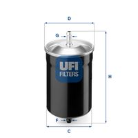 UFI Filtre à carburant