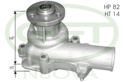 Pompe à eau, refroidissement du moteur