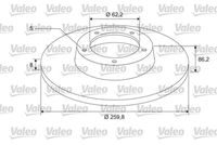 VALEO Disque de frein