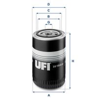 UFI Filtre à huile