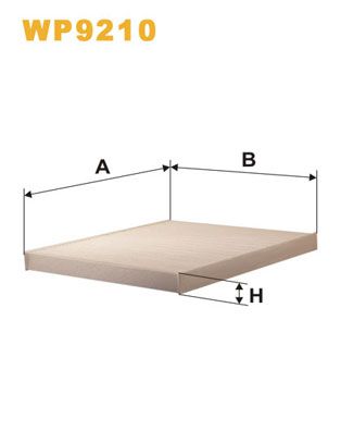 Filtre, air de l'habitacle
