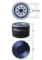 MAHLE Filtre à huile
