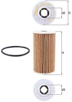 MAHLE Filtre à huile