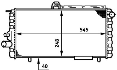 Radiateur, refroidissement du moteur