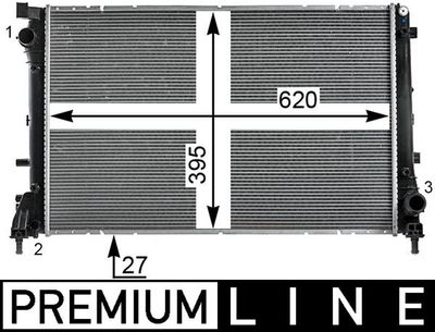 Radiateur, refroidissement du moteur