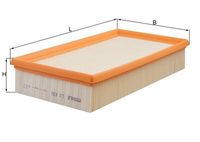 MAHLE Filtre à air